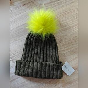 Athleta Dark Brown Knit Beanie